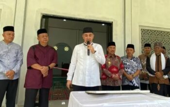 Bupati Dendi Ramadhona Resmikan Masjid Al-Muttaqin Pemkab Pesawaran