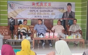 Dihadiri Anggota DPR RI, Anton Subagyo Gelar Reses di Pekon Bulurejo
