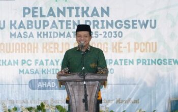 Pelantikan PCNU Pringsewu, Bupati Riyanto Pamungkas Dorong Kesolidan dan Optimalisasi Misi Organisasi